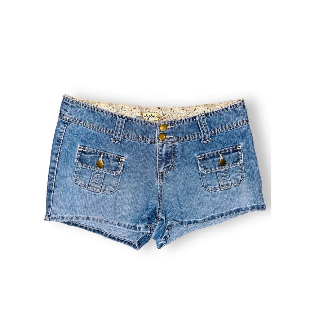 D5 Y2K Tyte Low Rise Booty Shorts Juniors Size 11 Pockets